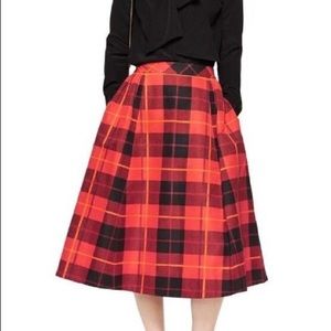 Kate spade plaid skirt